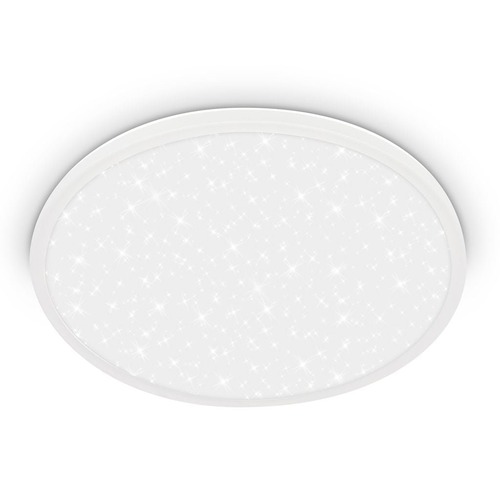 Kruhová - BRILO 7654016 Slim svítidlo LED panel pr.37,5 cm - 22W, 3000lm, hvězdné nebe, neutrální bílá, bílé - BRILO - foto 1