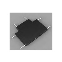 LED mini magnetické stopy - Černý T-konektor