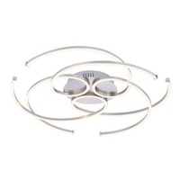 Dekorativní - PN 8165-55 DANILO LED stropní svítidlo stmívatelné v barvě oceli SimplyDim 3000K - PAUL NEUHAUS