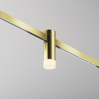 Lištové Magnetic Maytoni Flarity - M TR145-1-3W2.7K-W-BS-DE Svítidlo pro kolejnicový systém Skim 2700K 3W teplá bílá mosaz hliník Flarity - MAYTONI