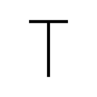 Dekorativní - AR 1201T00A Alphabet of Light - velké písmeno T - ARTEMIDE