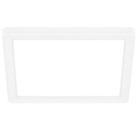 Hranatá - BRILO 3863416 BRILONER Slim Case stropní svítidlo 19x19 cm - 12W, 1400lm, neutrální bílá, LED, bílé 3863416