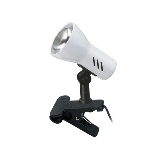 Stolní lampy s klipem - BRI 2794016P Svítidlo se svorkou 11,5 cm 1x E14 40W bílé (starý kód: BRI 2794-016P) - BRILONER - foto 1
