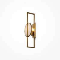 Dekorativní - M MOD099WL-01G Nástěnné svítidlo Marmo E14 40W bílá/zlatá kov designové - MAYTONI