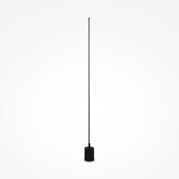 Stojací lampy - M MOD147FL-L20BK1 Stojací lampa Flow 25W nastavitelná bílá 2600lm černý kov - MAYTONI