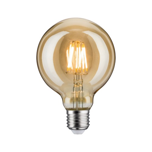 E27 - P 28716 LED Globe 95 6,5 W E27 zlatá zlaté světlo - PAULMANN - foto 1