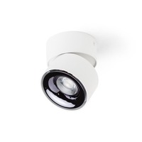 Downlight - RED R14425 ALBANO přisazená bílá černý chrom 230V LED 5W 3000K - RED - DESIGN RENDL