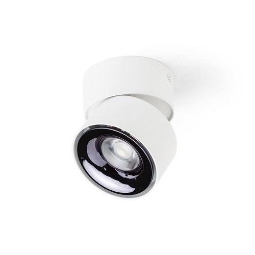 Downlight - RED R14425 ALBANO přisazená bílá černý chrom 230V LED 5W 3000K - RED - DESIGN RENDL - foto 1