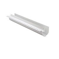 Al profily k přisazení - FAN I-PROFILO-GASH Profil GASH oblouk pro sádrokarton, bílý, opálový difuzor, 2 ks včetně krytek, 7,01x200x9,54 cm - FANEUROPE