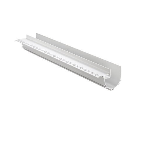 Al profily k přisazení - FAN I-PROFILO-GASH Profil GASH oblouk pro sádrokarton, bílý, opálový difuzor, 2 ks včetně krytek, 7,01x200x9,54 cm - FANEUROPE - foto 1