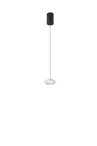 Kónická - FAN LED-ATREO-S13-BCO Závěsné LED svítidlo Atreo bílý kov/hliník, 5 W, 3000 K, průměr 13 x dl. 200 cm - FANEUROPE - foto 1