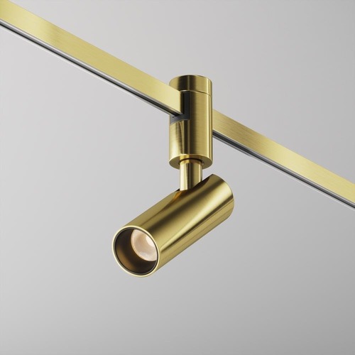 Lištové Magnetic Maytoni Flarity - M TR144-1-5W2.7K-W-BS-DE Svítidlo pro kolejnicový systém Focus LED 2700K 5W 150lm mosaz hliník teplá bílá Flarity - MAYTONI - foto 1