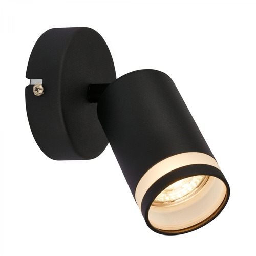 Bodová - BRI 2832015 BRILONER Rub nástěnné svítidlo do interiéru, nastavitelné, s akrylovou ozdobou, černá 2832015 - foto 1