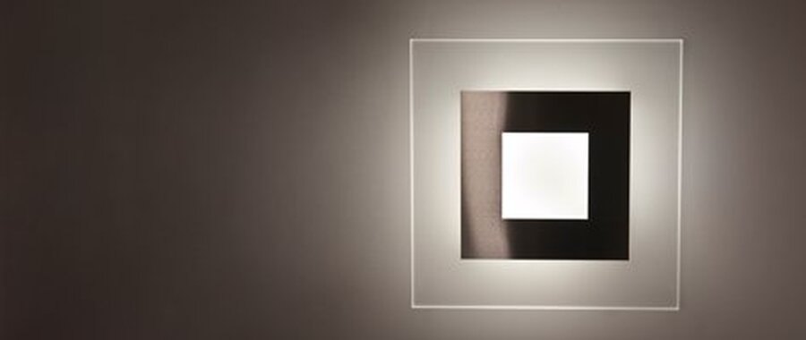 Hranatá - LUX 22055.00 Stropní svítidlo Meridia Mystic 55 nerez / satin 30W 220V 2700lm - LUXLIGHTING - foto 1