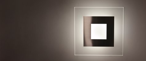 Hranatá - LUX 22055.00 Stropní svítidlo Meridia Mystic 55 nerez / satin 30W 220V 2700lm - LUXLIGHTING