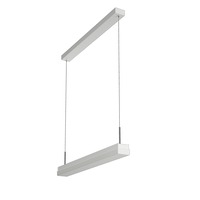 Podélná - OS MAT60048 MATAR LE1 závěsné plastové svítidlo bílá IP40 3000 K 9W LED - OSMONT
