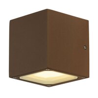 Nástěnná - LA 232537 Venkovní svítidlo SITRA CUBE nástěnná barva rzi 230V GX53 2x9W I - BIG WHITE (SLV)