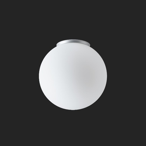 Kruhová - OS STY61235 STYX 3 stropní/nástěnné skleněné svítidlo stříbrná / bílá IP65 3000 K 20W LED DALI (původní kód OS 61235) - OSMONT - foto 1