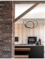 Dekorativní - NV 9348053 Závěsné svítidlo APUS černý hliník a akryl LED 45W 230V 3000K IP20 stmívatelné - NOVA LUCE