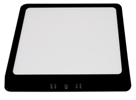 LED panely - 18W LED Surface Panel Square 3CCT Černá