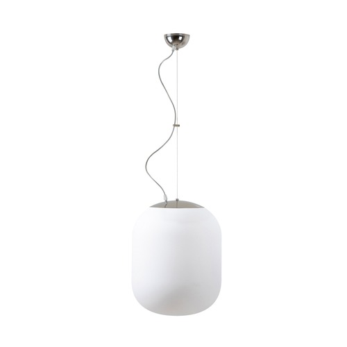 Koule - OS TAN67312 TANIA L1 závěsné skleněné svítidlo nerez / bílá IP40 3000 K 27W LED - OSMONT - foto 1