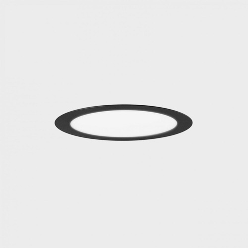 Kruhová - KHL K51702.02.RF.BK-BK.OP.ST.8.40 DISC zapuštěné svítidlo s rámečkem pr. 172 mm černá 12 W CRI &gt;80 4000K Non-Dimm - KOHL-Lighting - foto 1