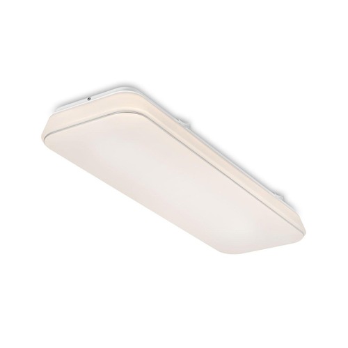 Hranatá - BRILO 3040-016 LED stropní svítidlo 60,7 cm 24W 2800lm bílé - BRILO - foto 1