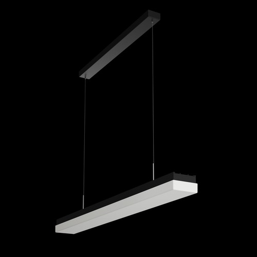 Podélná - OS MAT60584 MATAR LE5 závěsné plastové svítidlo černá / bílá IP40 4000 K 19W LED - OSMONT - foto 1