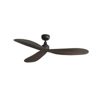 Ventilátory - FARO 34301 PALMA M stropní ventilátor, hnědá s IP44 motorem - FARO