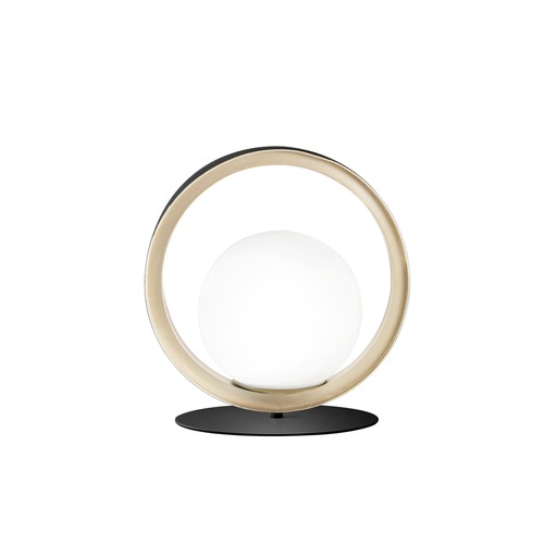 Stolní lampy dekorační - FAN I-SONETTO-L Stolní lampa SONETTO černá/zlatá, 1xG9, 24 x 25 cm - FANEUROPE - foto 1