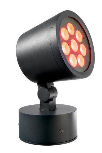 Reflektory - IMPR 732129 Deko-Light podlahové a nástěnné a stropní svítidlo Colt 25W RGBWW 24V DC 25W 3000K 1140 lm 112 černošedá RAL 7021 - LIGHT IMPRESSIONS - foto 1