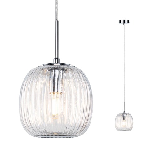 Koupelnová - P 71143 LED závěsné svítidlo Ruya E14 max. 20W sklo/chrom - PAULMANN - foto 1