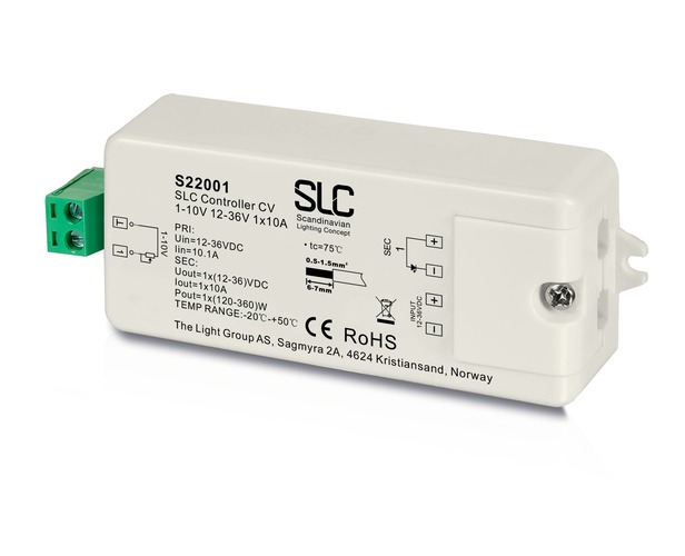 Stabilizované napětí - SLC S22001 SLC 1-10V Controller CV 1x10A 12-36V - TLG - foto 1