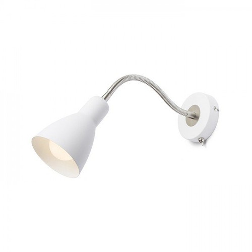 S ramenem - RED R12898 KAYA nástěnná bílá matný nikl 230V E27 28W - RED - DESIGN RENDL - foto 1
