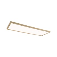 Hranatá - P 71031 LED Panel Atria Shine Backlight IP44 hranaté 580x200mm 22W 3000K design dřevo - PAULMANN