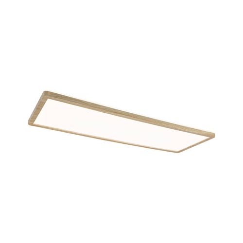 Hranatá - P 71031 LED Panel Atria Shine Backlight IP44 hranaté 580x200mm 22W 3000K design dřevo - PAULMANN - foto 1