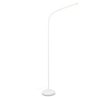 Stojací lampy - BRILO 1472016 LED stojací svítidlo, 126,5 cm, LED modul, 6W, 600lm, bílé - BRILO