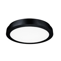 Kruhová - SLC SLC1517 Stropní LED svítidlo Space 300 mm černé 2490lm 2700/3200/4000K stmívatelné IP20 opál - TLG