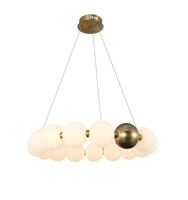 LED přívěšek - LED Závěsná lampa 27W Copper + White