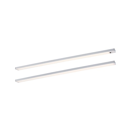 Přisazená - P 98616 LED podskříňkové svítidlo Inline 2ks startovací sada 2x6W 550x26mm 24V matný chrom - PAULMANN - foto 1