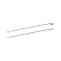 Přisazená - P 98616 LED podskříňkové svítidlo Inline 2ks startovací sada 2x6W 550x26mm 24V matný chrom - PAULMANN