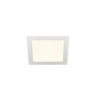 Hranatá - LA 1004698 SENSER 18 DL vnitřní LED stropní zápustné svítidlo hranaté bílé, 4000 K - BIG WHITE (SLV)