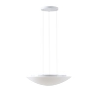 Kruhová - OS AUR73063 AURA LE9 závěsné skleněné svítidlo bílá IP40 3000 K 48W LED - OSMONT