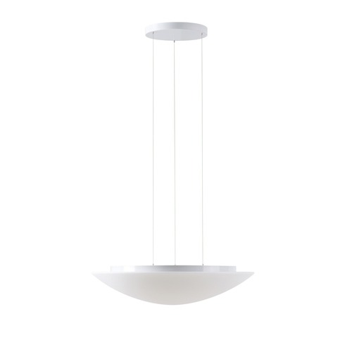 Kruhová - OS AUR73063 AURA LE9 závěsné skleněné svítidlo bílá IP40 3000 K 48W LED - OSMONT - foto 1