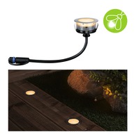 Zapuštěná - P 94721 Plug & Shine LED zemní svítidlo Floor samostatné svítidlo neláká hmyz IP67 2200K 2W stříbrná - PAULMANN