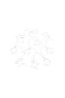 LED osvětlení na BATERIE - MAR 705436 Tri LED řetěz se stromky a hvězdami - Markslöjd