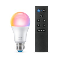 E27 - PH 8720169074996 WiZ SET 1x LED žárovka E27 A60 8W (60W) 806lm 2200-6500K RGB IP20, stmívatelná + ovladač - PHILIPS