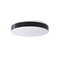 Kruhová - OS DEL69530 DELIA C2 stropní/nástěnné plastové svítidlo bílá / černá IP54 4000 K 24W LED - OSMONT