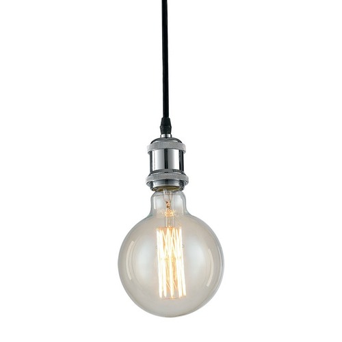 Subtilní - FAN I-VINTAGE-PD CR Závěsné svítidlo VINTAGE chrom, 1xE27, 126 cm - FANEUROPE - foto 1