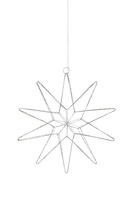 Interiérové dekorace - MAR 705750 Gleam stříbrná závěsná hvězda - Markslöjd